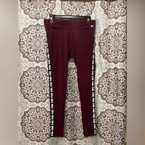 Pink brand leggings size medium